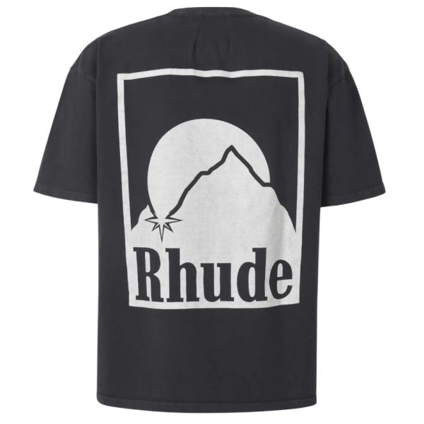 Rhude Moonlight Badge T-shirt Zwart