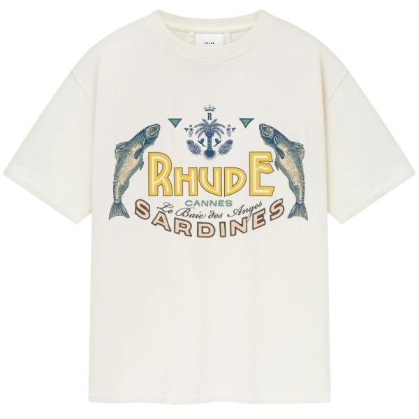 Rhude Sardines T-shirt Off White