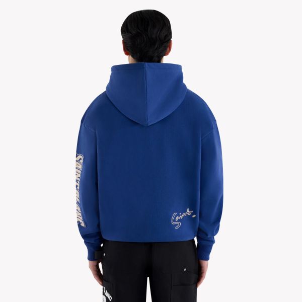 Saint Blanc Chain Hoodie Blauw