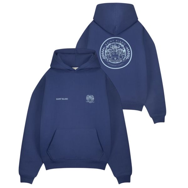 Saint Blanc Crest Hoodie Blauw