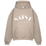 Saint Blanc Top Stitch Hoodie Grijs/Beige