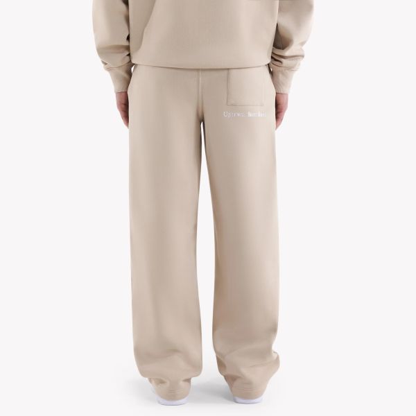 Saint Blanc Top Stitch Loose Trainingsbroek Grijs/Beige