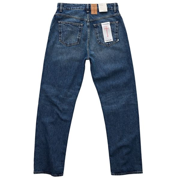 Tenue Luke Loose Straight Jeans Donker Blauw