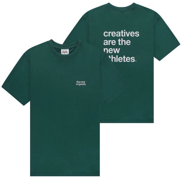 The New Originals CATNA T-shirt Donker Groen