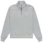The New Originals Emblem Half Zip Sweater Grijs