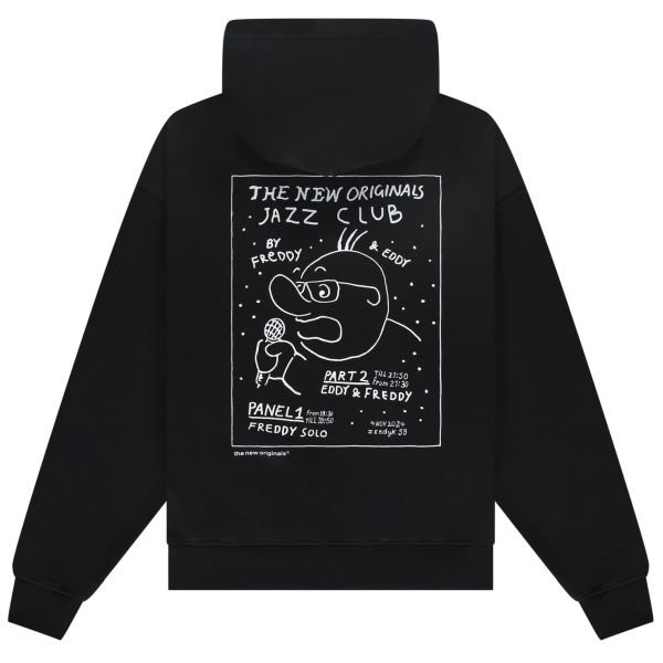 The New Originals Freddy Poster Hoodie Zwart
