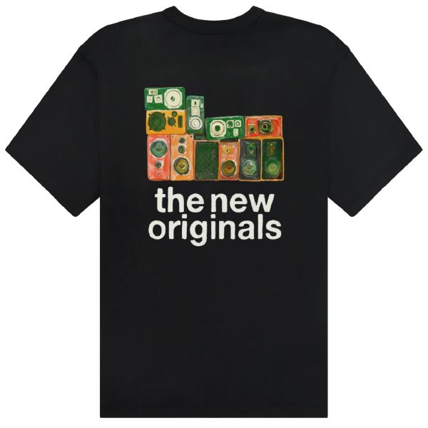 The New Originals Soundsystem T-shirt Zwart