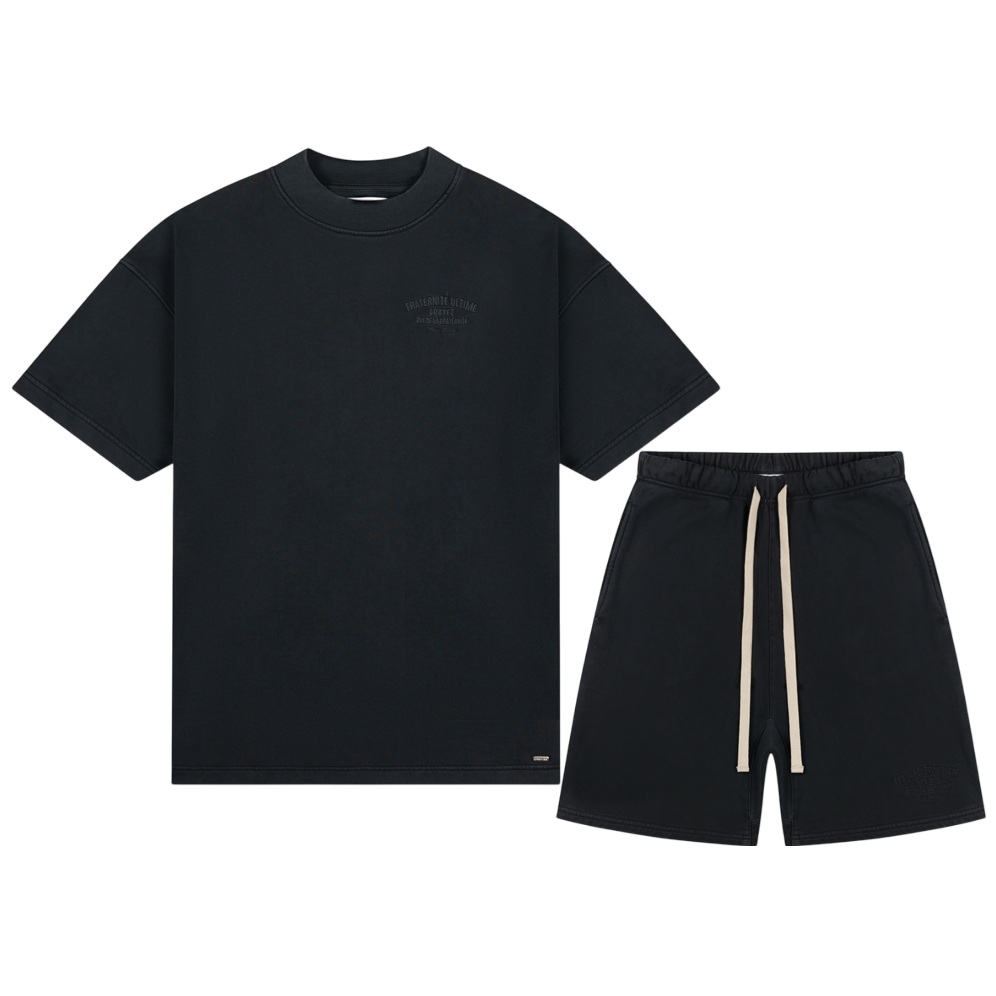 Croyez Garment Dye Fraternité Zomerset Zwart