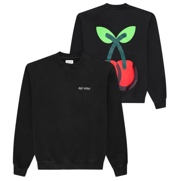 Arbor Antwerp Graphic Cherries Sweater Zwart