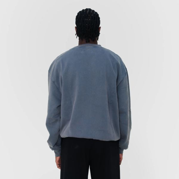 Arbor Antwerp Puff Logo Sweater Donker Grijs