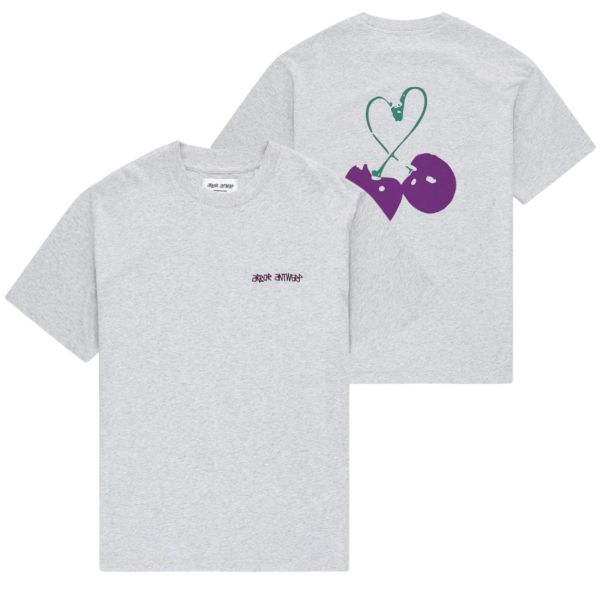 Arbor Antwerp Purple Cherries T-shirt Grijs