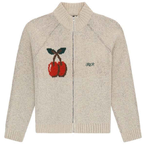Arbor Antwerp Wool Knitted Cherries Vest Off White
