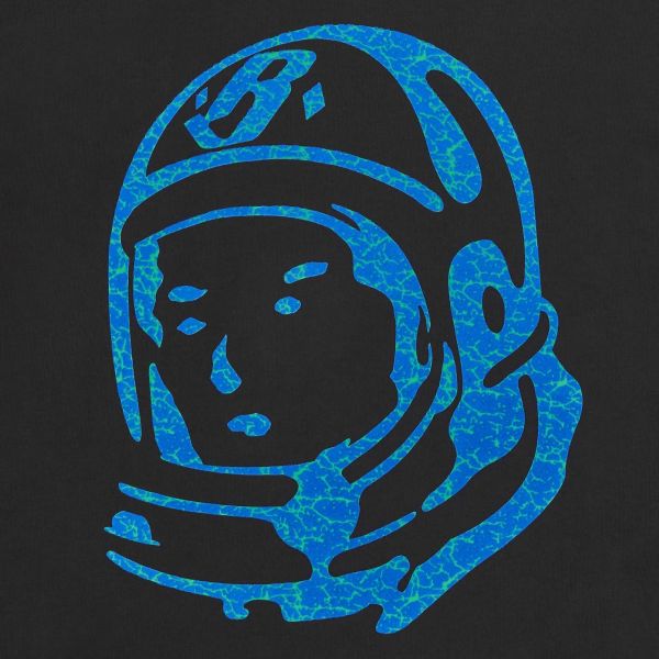 Billionaire Boys Club Cracked Flock Print Astro T-shirt Zwart