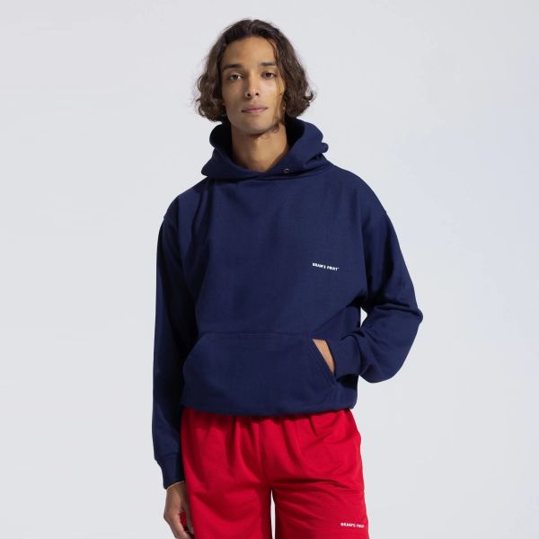 Bram’s Fruit Eyelet Hoodie Navy