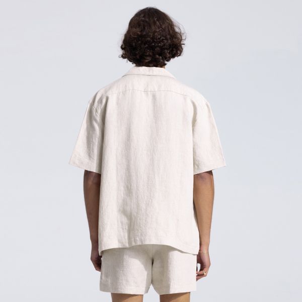 Bram's Fruit Garden Hose Linen Overhemd Beige