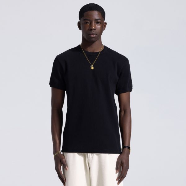 Bram’s Fruit Heavy Rib T-shirt Zwart