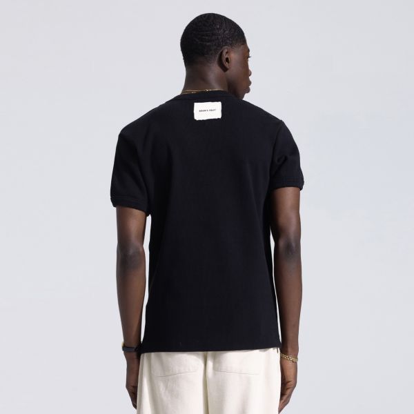 Bram’s Fruit Heavy Rib T-shirt Zwart