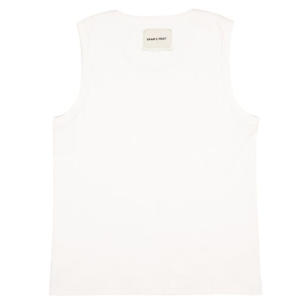 Bram’s Fruit Heavy Rib Tank Top Wit