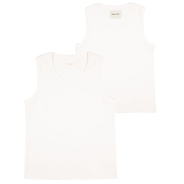 Bram’s Fruit Heavy Rib Tank Top Wit