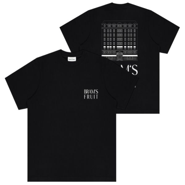 Bram’s Fruit Fruit Hotel T-shirt Zwart