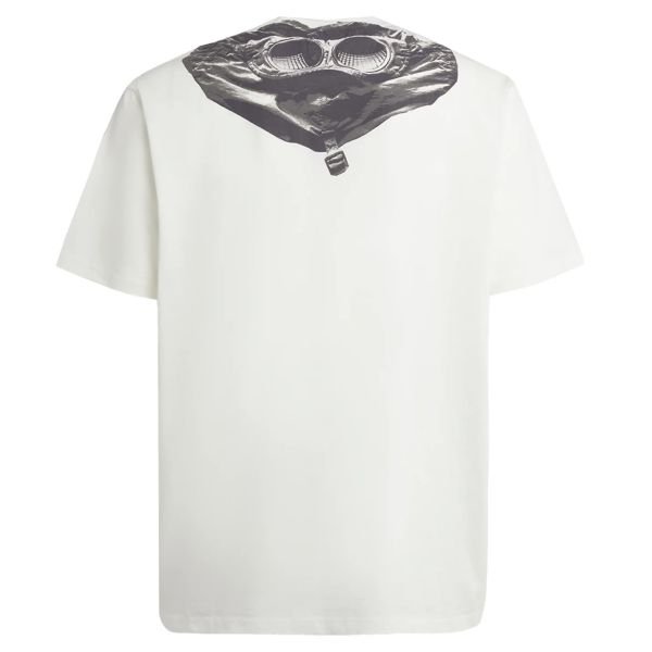 CP Company Goggle Print Back T-shirt Off White