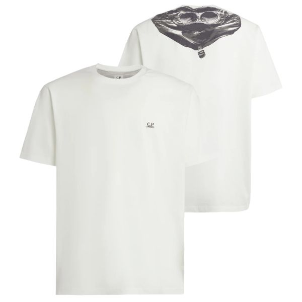 CP Company Goggle Print Back T-shirt Off White