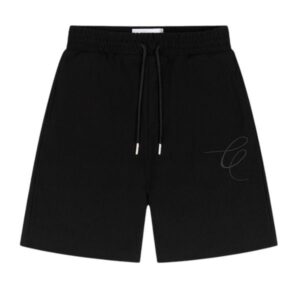 Croyez Ribbed Korte Broek Zwart