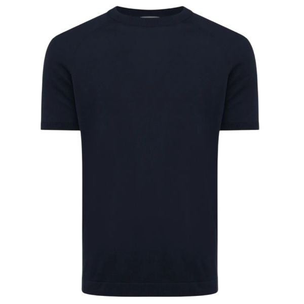Gentiluomo Round Slim T-shirt Navy