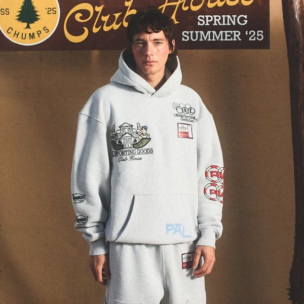 PAL Sporting Goods Club House Collective Hoodie Grijs