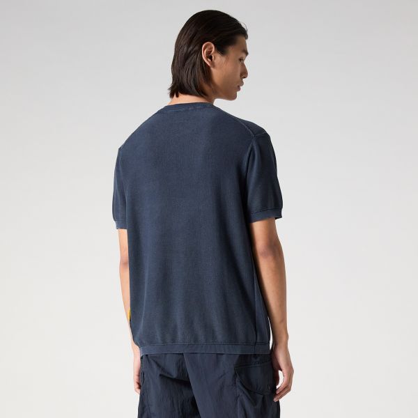Parajumpers Cyril Knitted T-shirt Navy