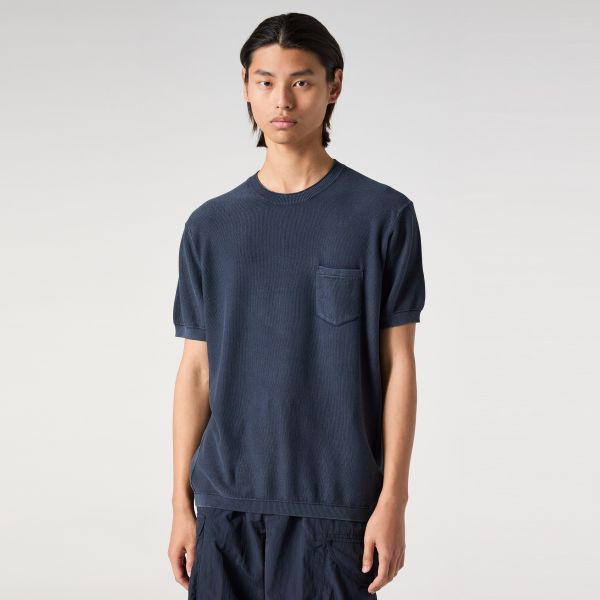 Parajumpers Cyril Knitted T-shirt Navy