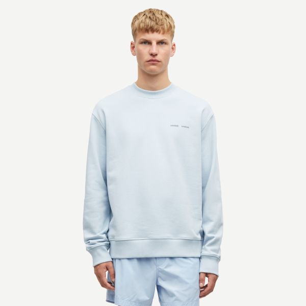 Samsøe Samsøe Norsbro Sweater Licht Blauw