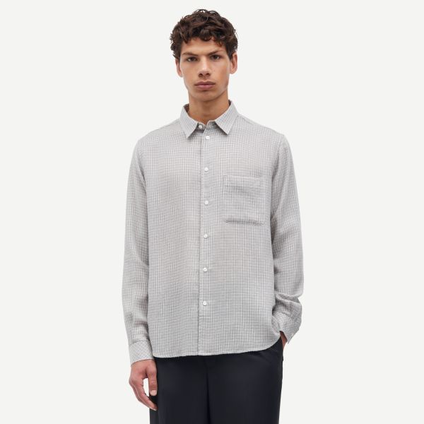 Samsøe Samsøe Saryan Overhemd Grijs