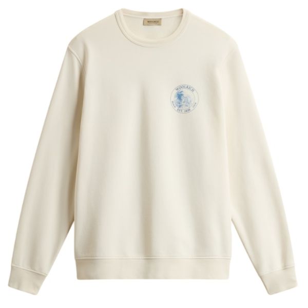 Woolrich Graphic Sweater Beige