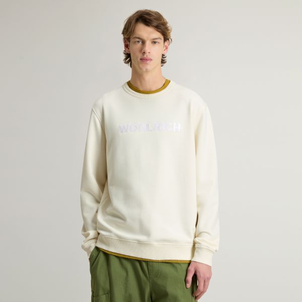 Woolrich Light Fleece Sweater Beige