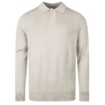 Boss Avac Longsleeve Polo Beige