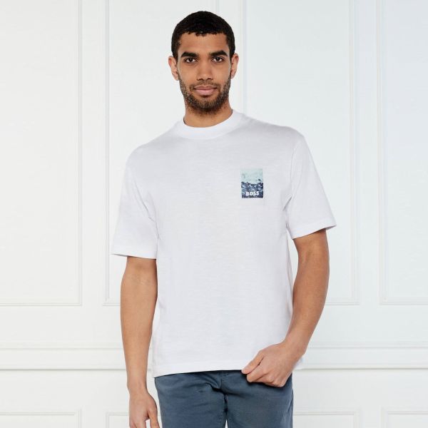 Boss Numbers T-shirt Wit