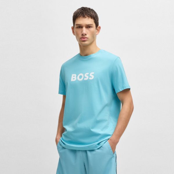 Boss RN T-shirt Licht Blauw