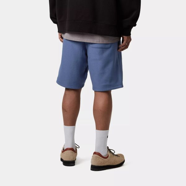 Carhartt WIP American Script Korte Broek Blauw