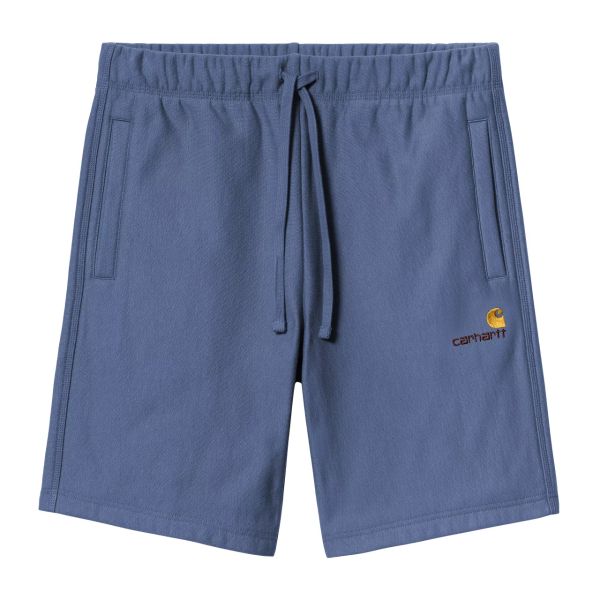 Carhartt WIP American Script Korte Broek Blauw