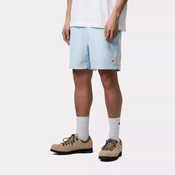 Carhartt WIP Chase Zwembroek Licht Blauw