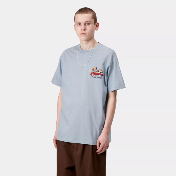Carhartt WIP Crab Paint T-shirt Blauw