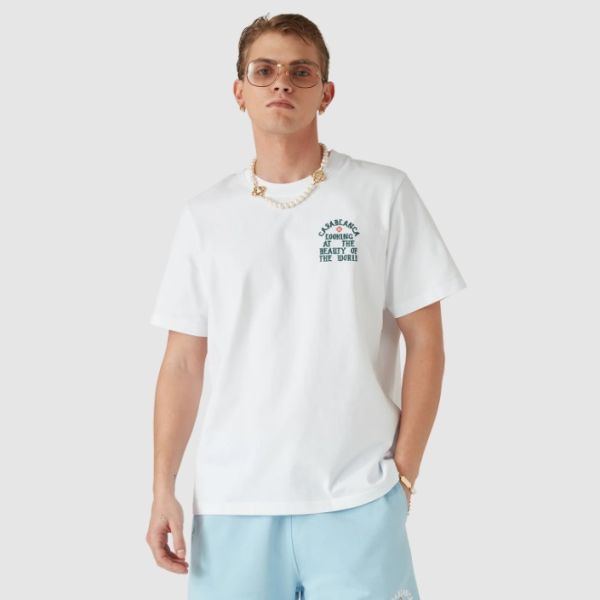 Casablanca Beauty Of The World T-shirt Wit