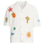 Casablanca Crochet Motif Overhemd Wit