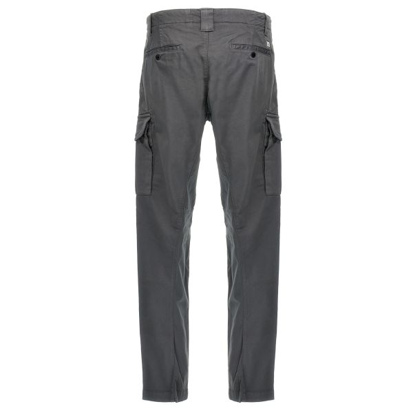 CP Company Stretch Sateen Ergonomic Lens Cargo Broek Grijs
