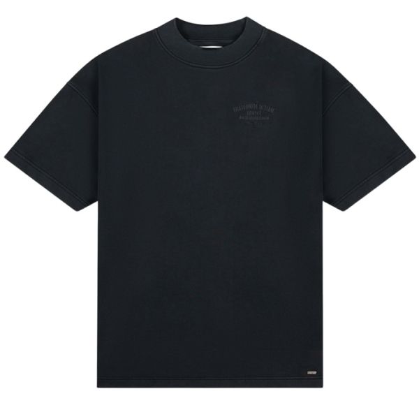 Croyez Garment Dye Fraternité T-shirt Zwart