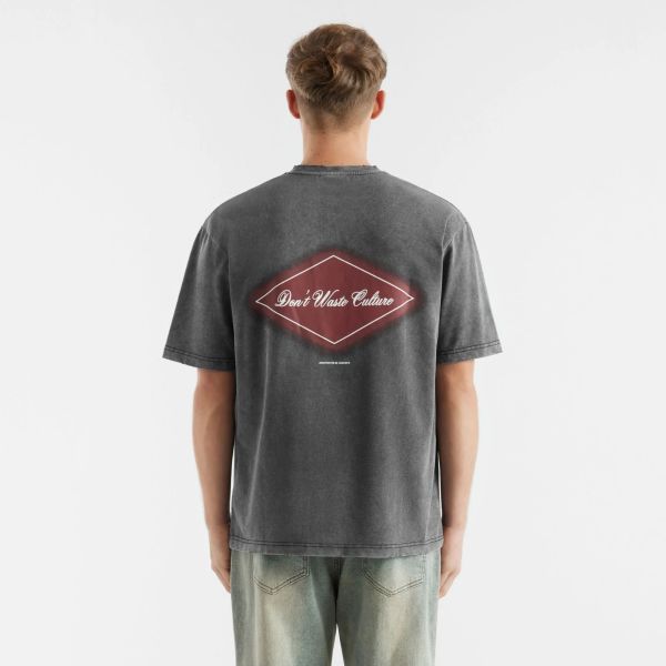 Don't Waste Culture Anvaya T-shirt Washed Zwart