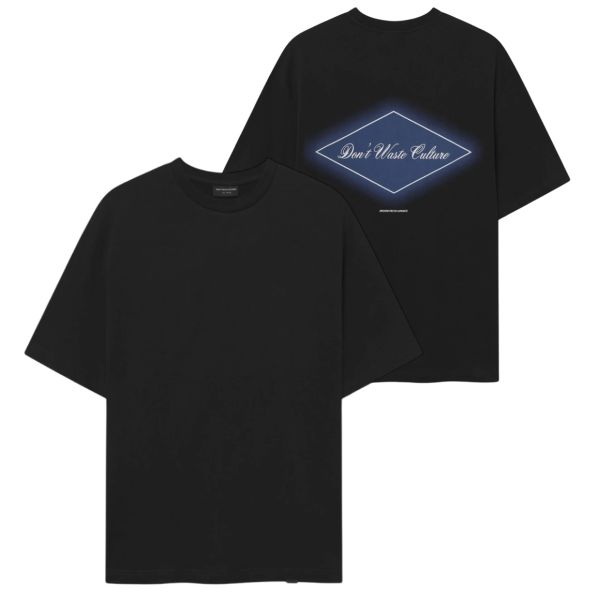 Don't Waste Culture Anvaya T-shirt Zwart