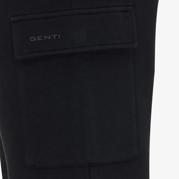 Genti Monogram Cargo Korte Broek Zwart
