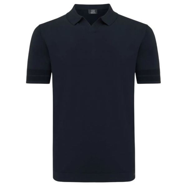Genti No Buttons Polo Navy